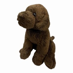 Demdaco Nat and Jules Stuffed Animal Brown Labrador Puppy Dog Plush Toy Small